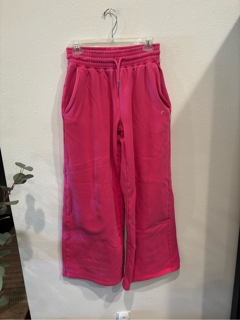 ZYIA Pink Wide-Leg Sweatpants Medium
